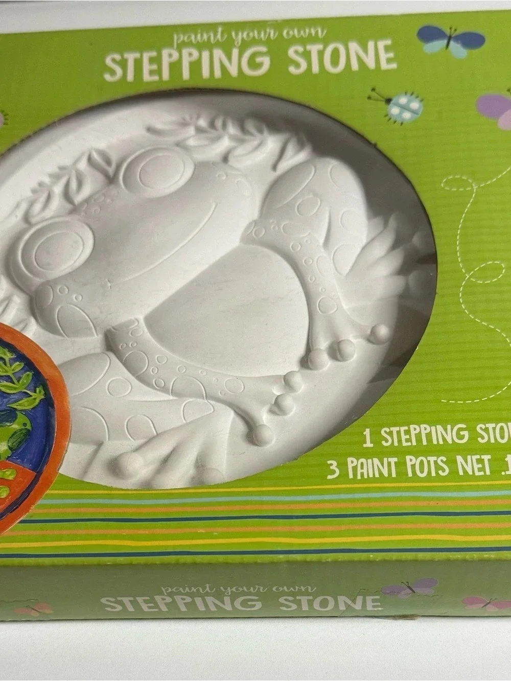 DYI Paint Your Own Stepping Stone Frog Paint Kit